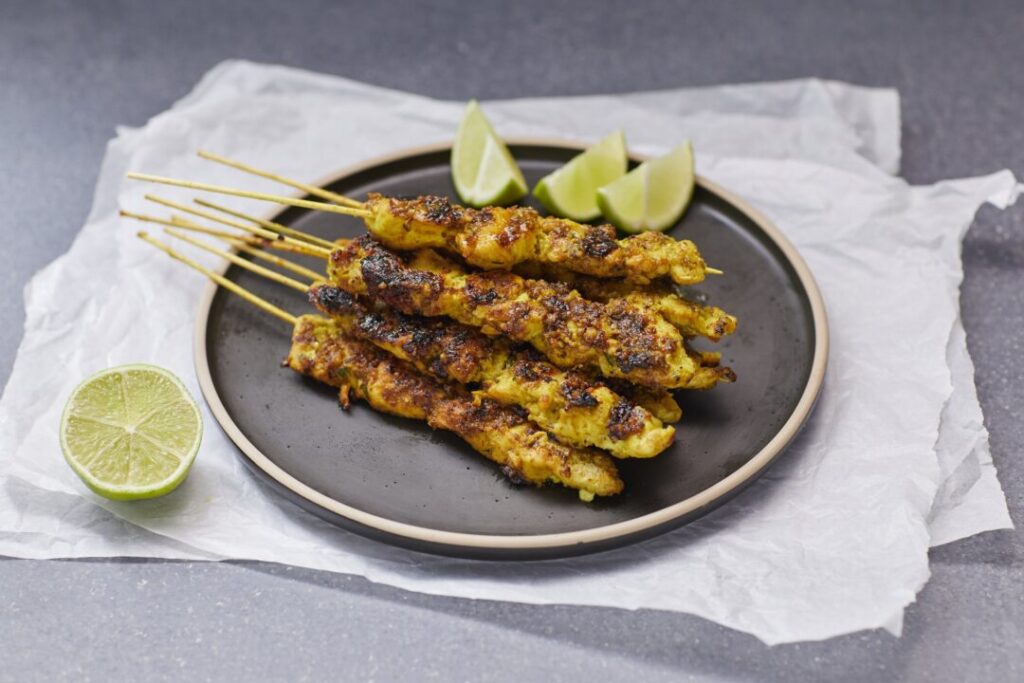 Lemongrass Chicken Skewers