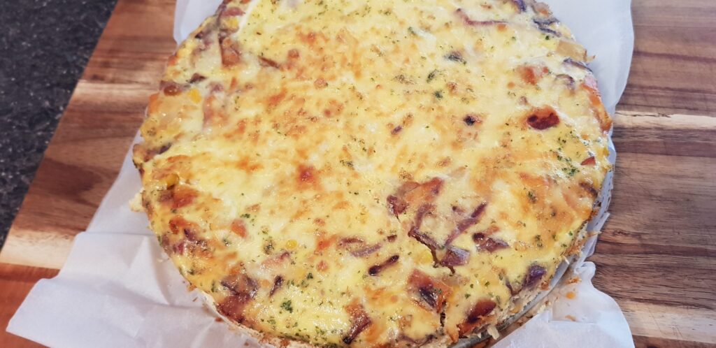 Chicken and Kransky Frittata