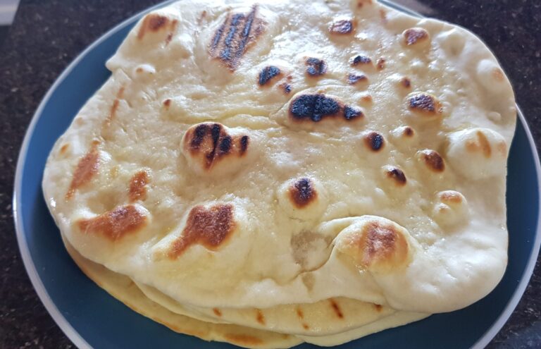 Lebanese bread cooked scaled