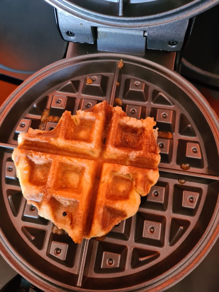 1st waffle in iron1