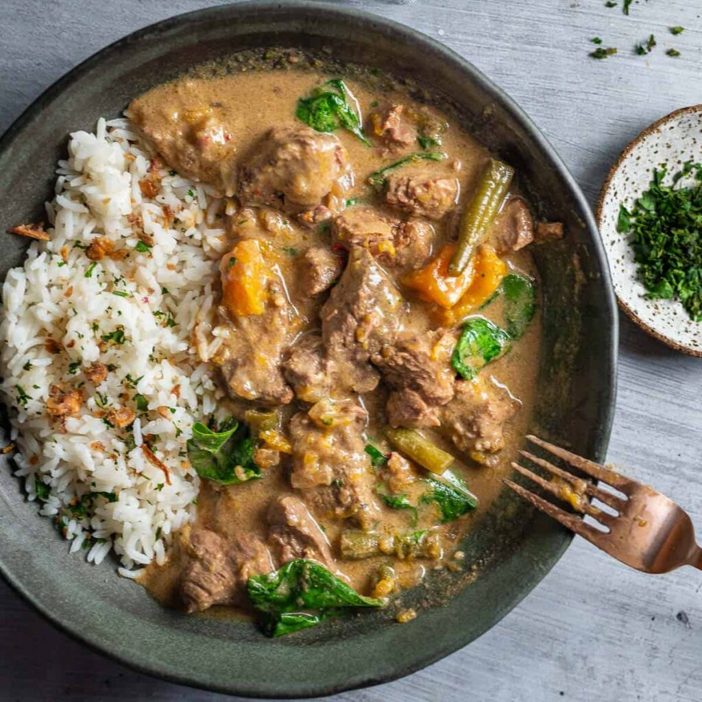 Thai Beef Curry Recipe with Lemongrass, Chilli & Kaffir Lime