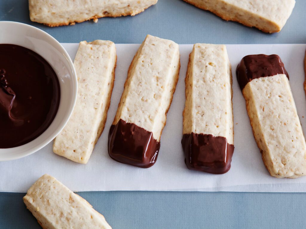 Hazelnut Shortbread Fingers