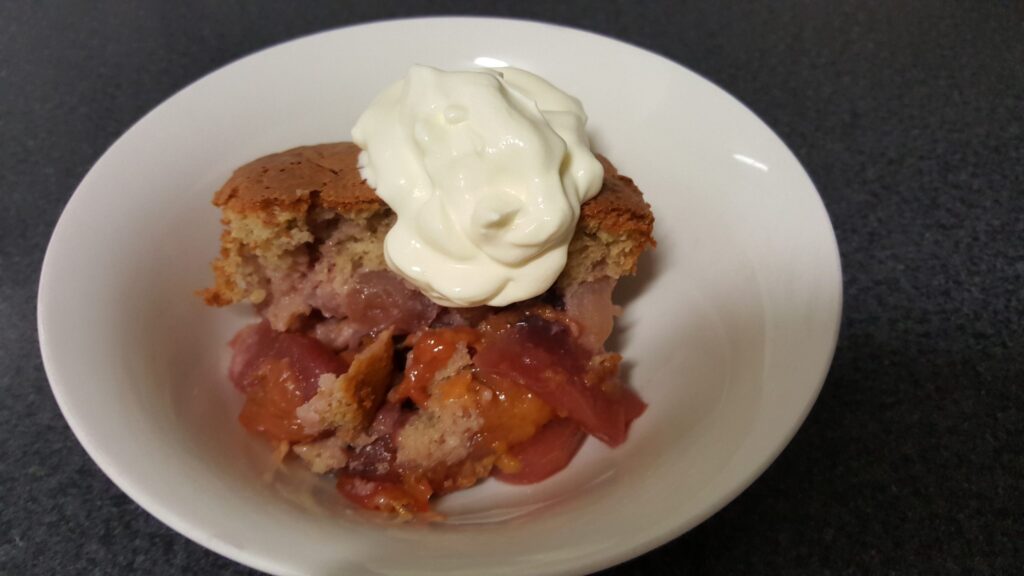 Mixed Fruit Compote Sponge Pudding